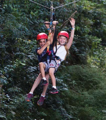 These are zip line conquering, cave discovering, underwater adventures.