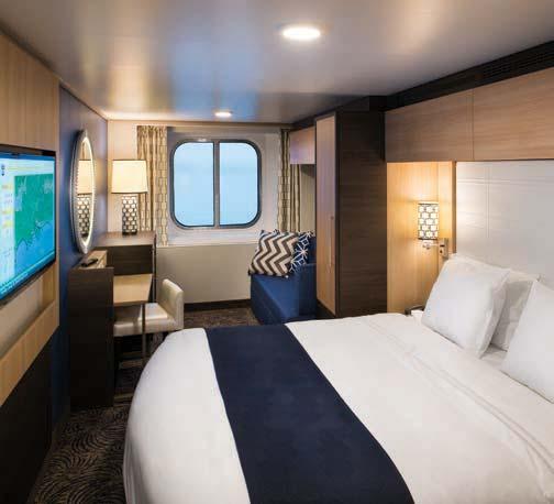 All Royal Caribbean ships offer staterooms that sleep 3 or 4 guests, with select ships offering single staterooms for solo travelers.