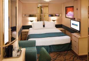 OCEAN VIEW STATEROOMS INTERIOR STATEROOMS FO PV Family Ocean View Stateroom 481 sq. ft. Preferred Ocean View Stateroom 200 sq. ft. F G H I Stateroom with sofa bed Stateroom has third Pullman bed available Large Ocean View Stateroom 151 sq.