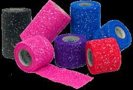 Available Colors A FLEXIBLE COHESIVE BANDAGE Contains Natural Rubber Latex CoFlex Med is available in single color cases or in two color packs for variety!