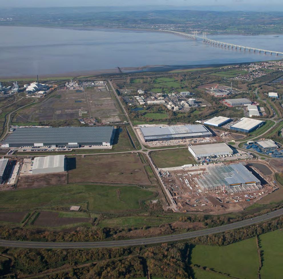13. Central Park, Severnside Bordering the river Severn and the M49 motorway, close to the second Severn crossing, is a consented 650 acre (263 HA) distribution and industrial development.