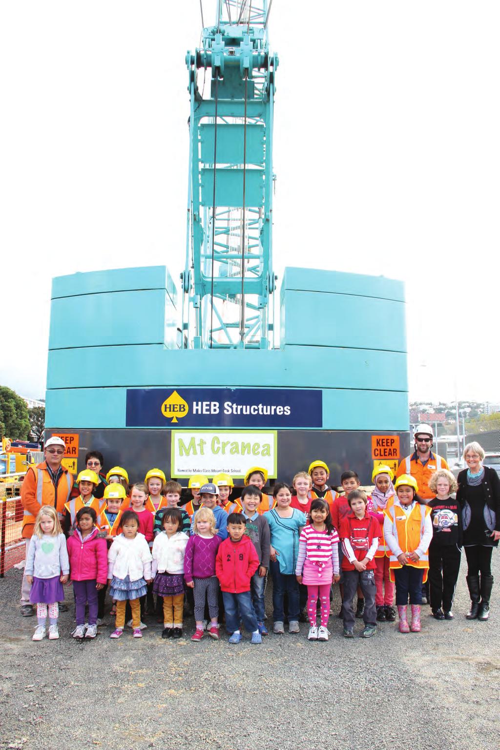 42 21 May 2013: Mount Cook School s Mako Class gave the name Mt