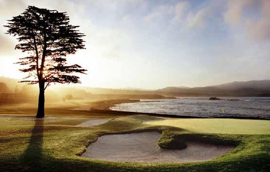 7 2 night stay with golf at the lodge at pebble beach Value: $2,800 Gift certificate for a two night stay, in a garden view room, at the Inn at Spanish Bay in Pebble Beach.