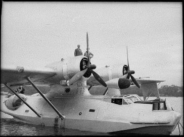 4) 1930s Australian female pilots, Nancy Bird and Jocelyn Howath, about 1930-33 5) 1951 Captain PG Taylor, pioneer airman, and a Catalina flying boat preparing to fly to South America, 1951 Nancy