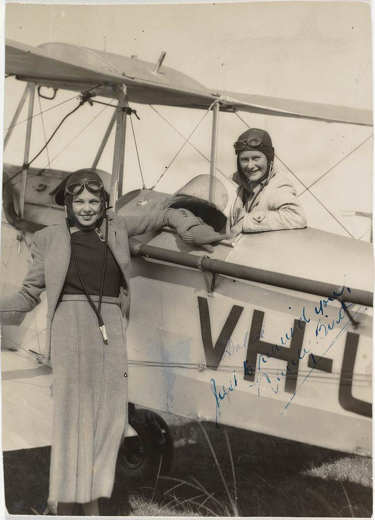 1930s Australian female pilots, Nancy Bird and Jocelyn Howath 1951 Captain PG Taylor, pioneer airman, and a Catalina flying boat preparing to fly to South America http://www.acmssearch.sl.nsw.gov.