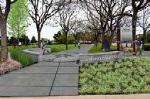 provide a safe and convenient off-street alternative for bicyclists and pedestrians to access nearby destinations including Cupertino Civic Center, Cupertino Public Library,