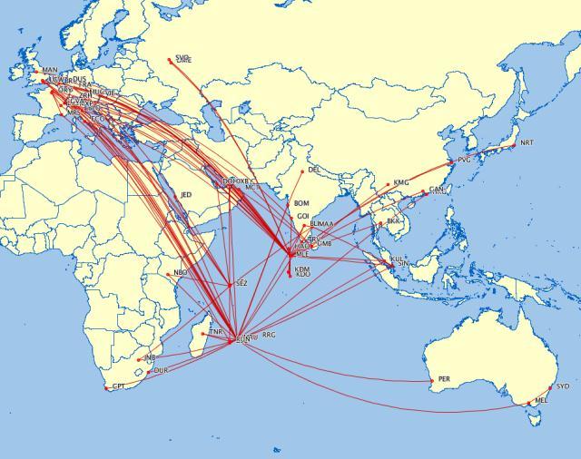 2 Enabling long-term economic growth 2.1 Connectivity The air transport network has been called the Real World Wide Web 5. Chart 2.