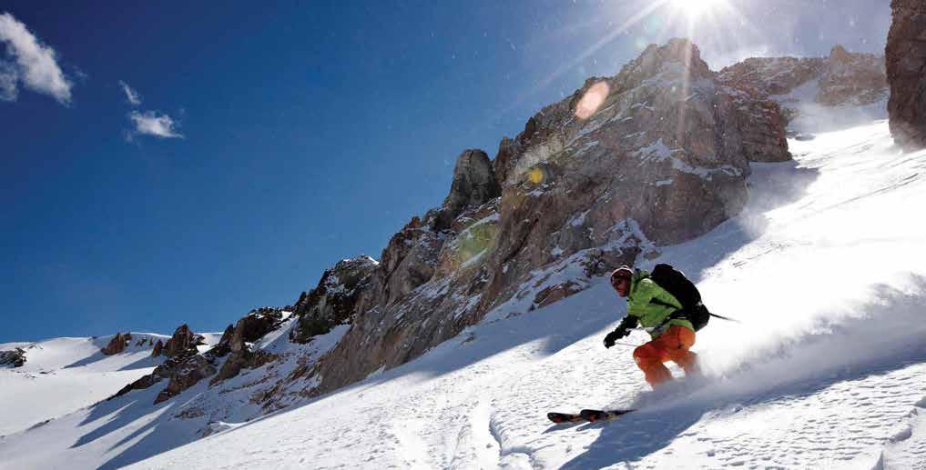 SKI DAY VALLE NEVADO This tour is recommended for everyone who wants to spend a full day in a ski resort with everything included: full day ski