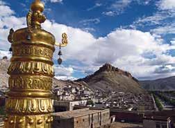 Tibet. You will see pilgrim prostrating themselves in front of the temple. The Barkhor (Eight Corners) Street, circling around the monastery, is an important marketplace.