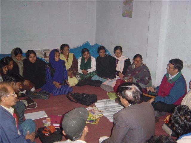 (Patna) Classes are held in the municipal school, in community space, or at the teacher s home Programs designed to support the