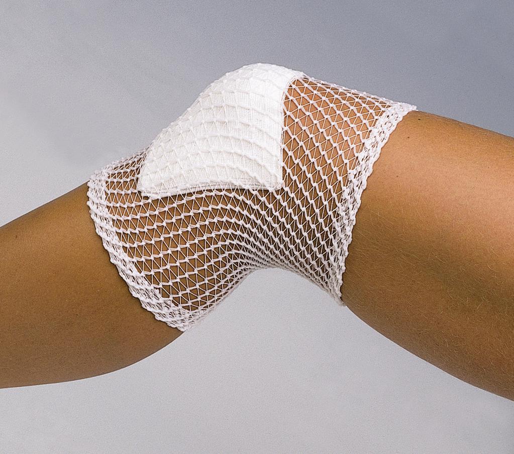 contours Soft, comfortable and does not restrict movement Washable (up to 60oC/140oF) and reusable 71% polyamide, 29% elastodiene tg fix Tubular Net Bandage product contains natural rubber latex
