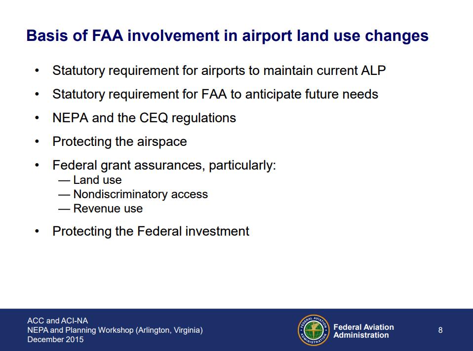 Airport Policy Reset: Considerations for Policy Change Airside Bias 21. Compatible Land Use.