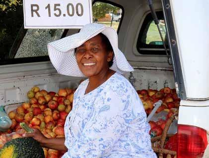 Let s see what some of the locals had to say Nomusa Mbhele, fruit vendor The section of the road between Industriqwa and Harrismith used to be congested with heavy vehicles, buses and minibus taxis