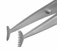 80mm Handle 1145 45 Fine Toothed Forceps, Short 0.