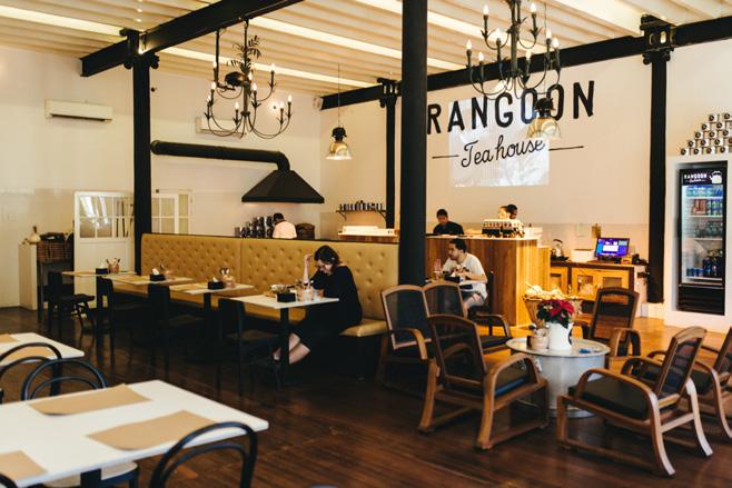 And if you want to taste some great Burmese food, then head to Rangoon Tea House, on the first floor of a renovated