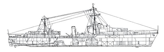 In so far as the hull was concerned, they were the last to employ the established transverse framing. They also ended a long run of twinfunneled destroyers in the Royal Navy.