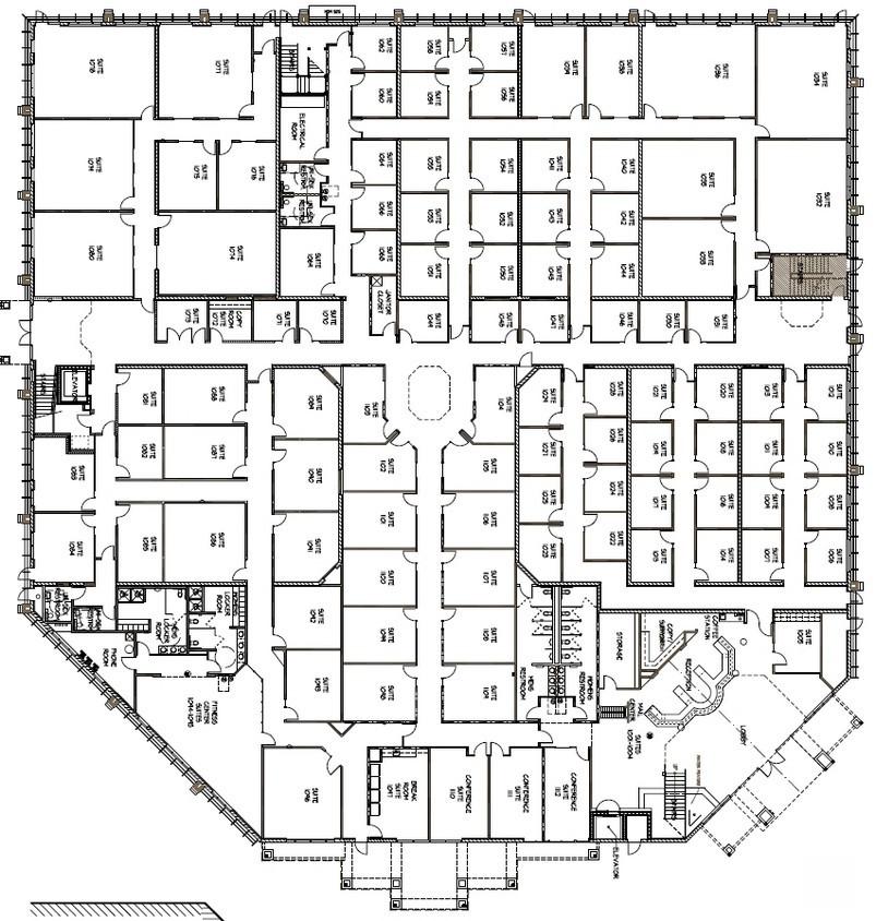1st Floor Floorplan For Lease Corporate Center at Val