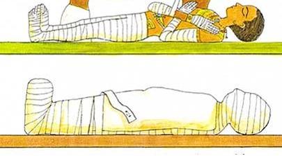 MUMMIFICATION Egyptians believed in life after death so that s why they mummified people. The embalsamers: They had to embalm the body taking out the organs.