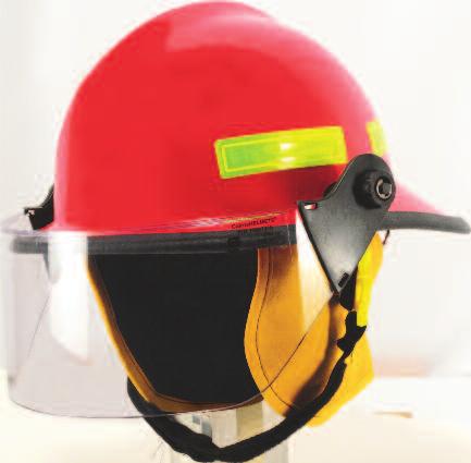 Helmet shell is made of the lightest fiberglass composite offering superior protection against high temperature and