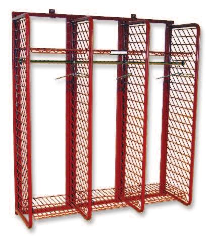Ready Rack Storage Systems The open air design of Red Rack, along with our Dry Kwik accessories, provides for free air circulation