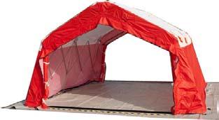This versatile one-piece Shelter is exceptionally robust and is operational within just a few minutes.