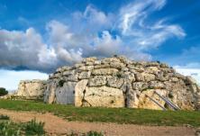 some of the famous landmarks in Gozo including the Ggantija Temples and the