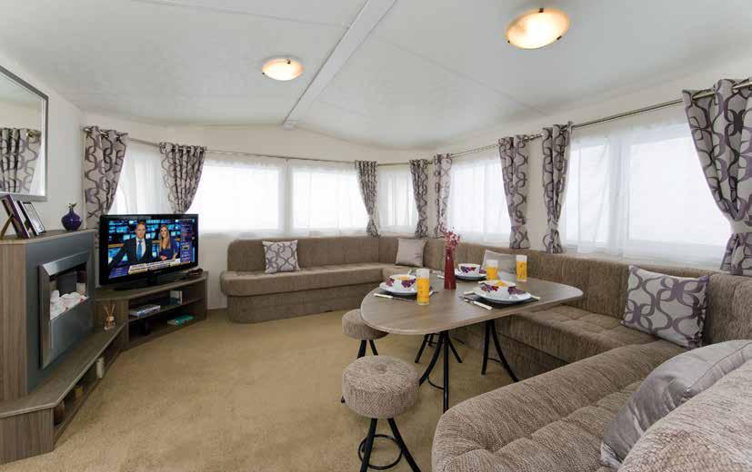 Bromley Deluxe The Bromley Deluxe is comfortable and spacious, the modern styling and fabrics give this holiday home a welcoming appeal, an ideal family holiday home.