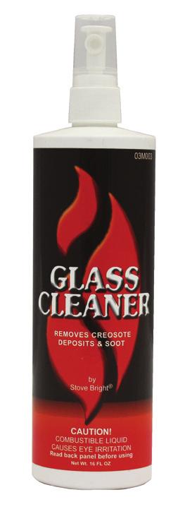 8 kgs GAS APPLIANCE GLASS CLEANER Removes white deposits on gas appliance glass surfaces Resists future white deposits Thick, creamy, no scratch formula
