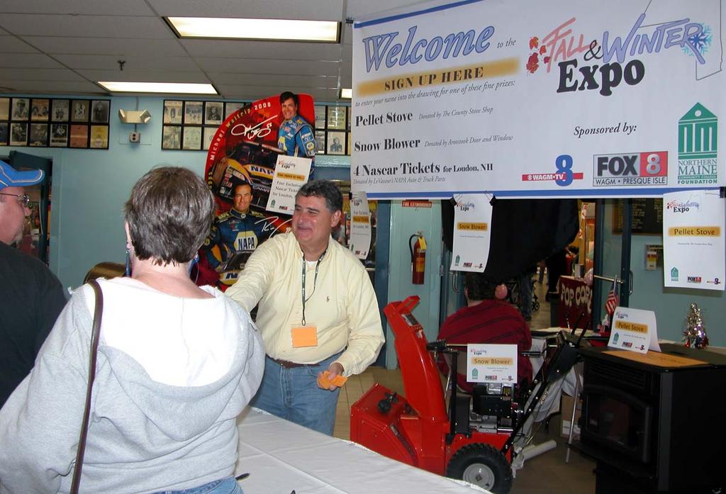 While a large number of prizes were given out throughout the weekend courtesy of the various vendors, the Fall and Winter Expo featured several larger door prizes. The winners were: Michael A.