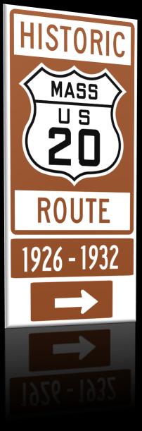 Examples: 1926-1932 Northborough to Palmer Originally Route 20 was aligned from Northborough, Shrewsbury and to what would be come Route