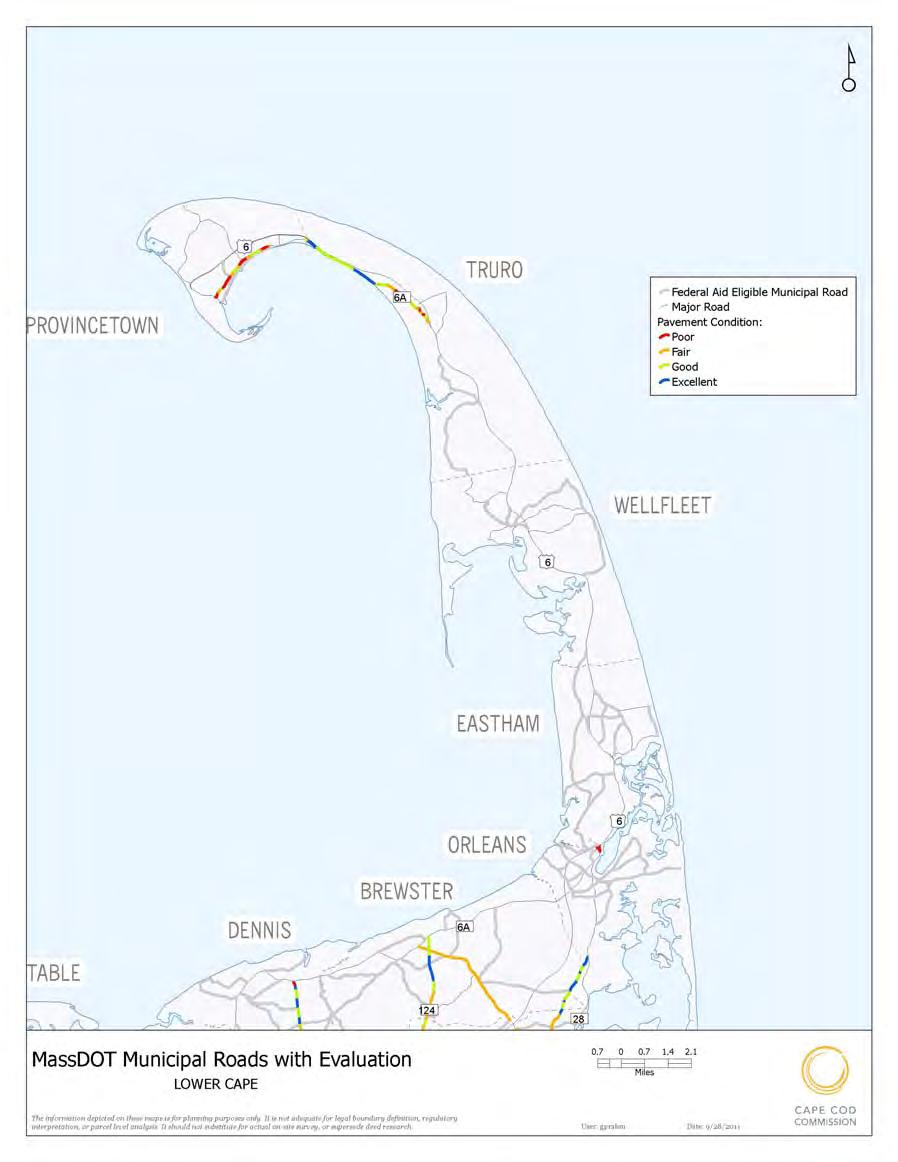 Figure 6-2006-2009 MassDOT Evaluation of Municipal s: Lower Cape