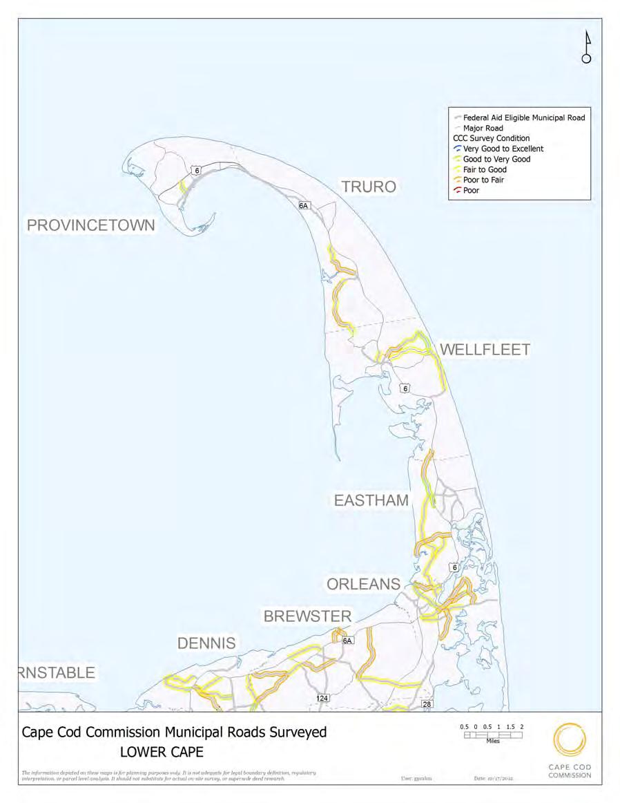 Figure 9-2011-2012 CCC Pavement Surveys: Lower Cape