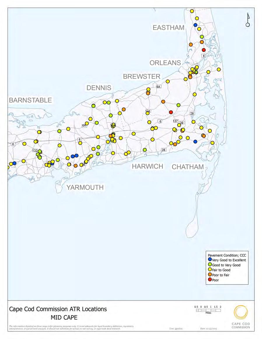 Figure 14-2011-2012 Pavement s at ATR Locations: Mid- Cape