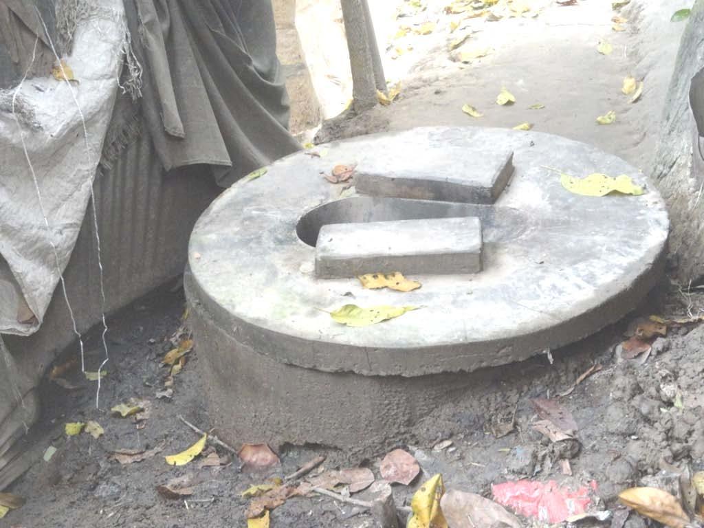 concrete slab, no water seal