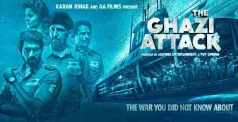 The associates enjoyed the screening of the Bollywood movie, Ghazi Attack alongwith binging on some of their