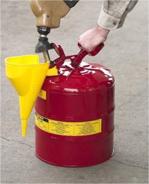Easiest-to-use Type I Safety Can: Easy to Fill, Easy to Pour!