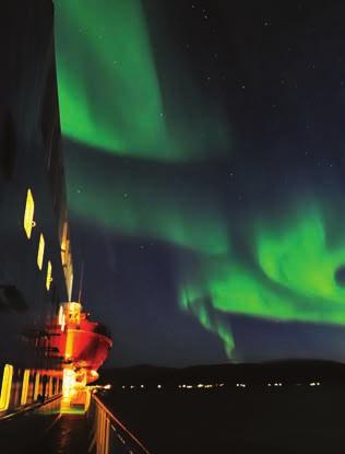 SPECIAL CRUISES 6 days BERGEN TROMSØ, TROMSØ BERGEN In Search of the Northern Lights Sailing between Bergen and Tromsø (or vice versa), this cruise is a great way to spend time in the Arctic without