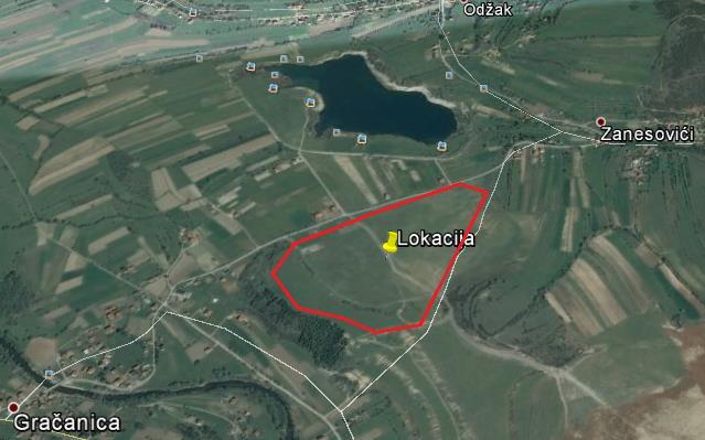 Ministry of Economy of the Central Bosnia Canton Nearby point marked on the cut-out google maps is a suitable ground for the implementation of the project.