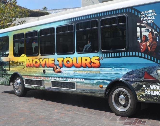 Scenic Movie Tours Monterey Movie Tours is a scenic tour of many of the Peninsula s hot spots that is accompanied by movie clips shot in Monterey throughout history.