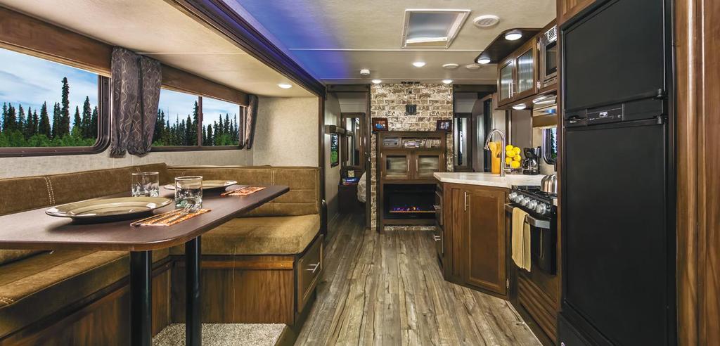 TRAVEL TRAILERS : FLOOR PLANS SHOWN IN NATURAL 26DBH The Grey Wolf by Cherokee is engineered with impeccable quality, distinctive features, superior comfort and unmatched affordability.