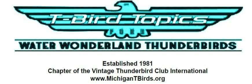 www.michigantbirds.org June, 2018 Volume 38 Issue 6 Presidents Report June 2018 Another good attendance (32) at The Ford Piquette Plant tour on Saturday May 19.