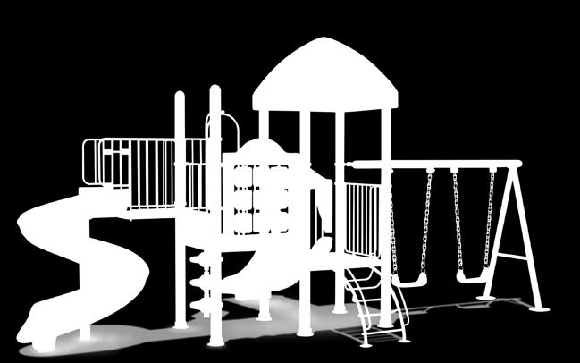 Kids will love all these great features: 2 Swings X and O game mounted on the side wall Second