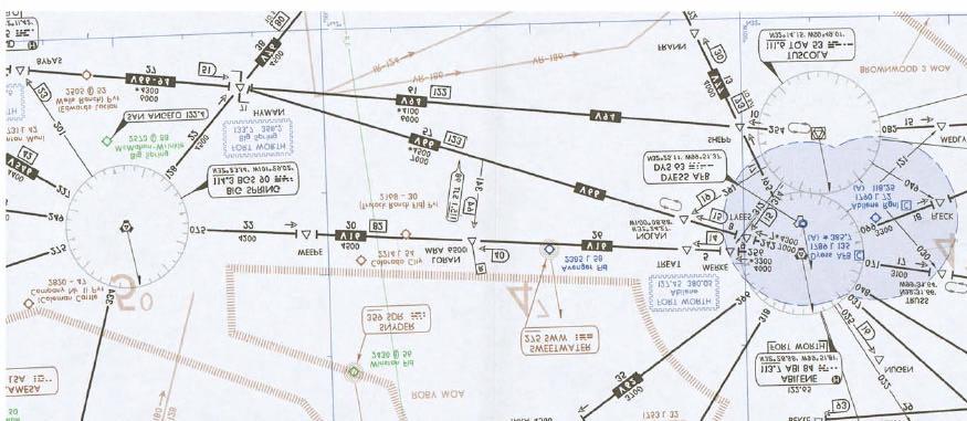 Enroute Procedures 469.J15 Which types of airspace are depicted on the En Route Low Altitude Chart? A) Limits of controlled airspace, military training routes and special use airspace.
