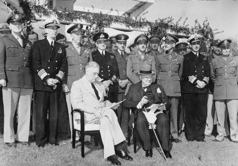 January 1943: FDR and Churchill met in Casablanca, Morocco to plan