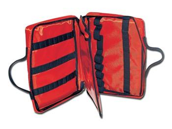 paper board - Document holder - Various pockets - Shoulder strap, handle, hidden straps to carry on back External size: 42 x 35 x 15 cm Weight: 3.