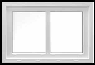 SIDE SLIDER 4300 PREMIUM STANDARD FEATURES: Roto automatic locks for added security 1 Recessed tilt latches 2 Standard LoE glass Argon gas-filled thermopane Warm-Edge Super-Spacer Triple