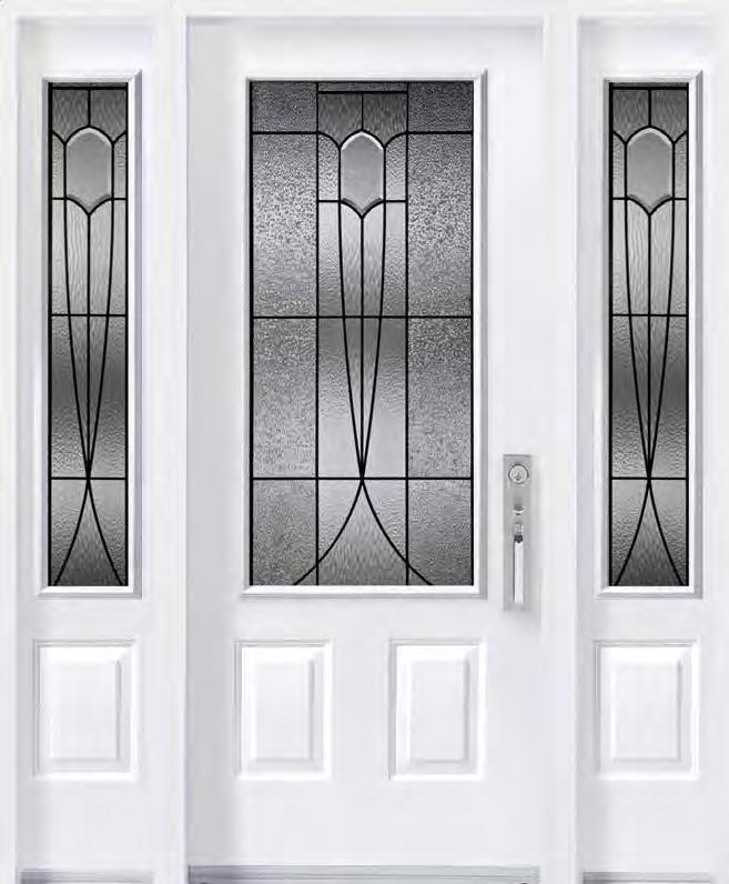 Available in 4 5/8 and 6 5/8 frame depth 1 2 3 SPECIAL CARE: Factory applied stain will help to maintain the performance of your fiberglass door.