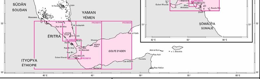 Partie Ouest du golfe d Aden Bab-el-Mandeb Published in 2003 7519 7114 200 000 Bab el Mandeb & Golfe de Tadjoura.
