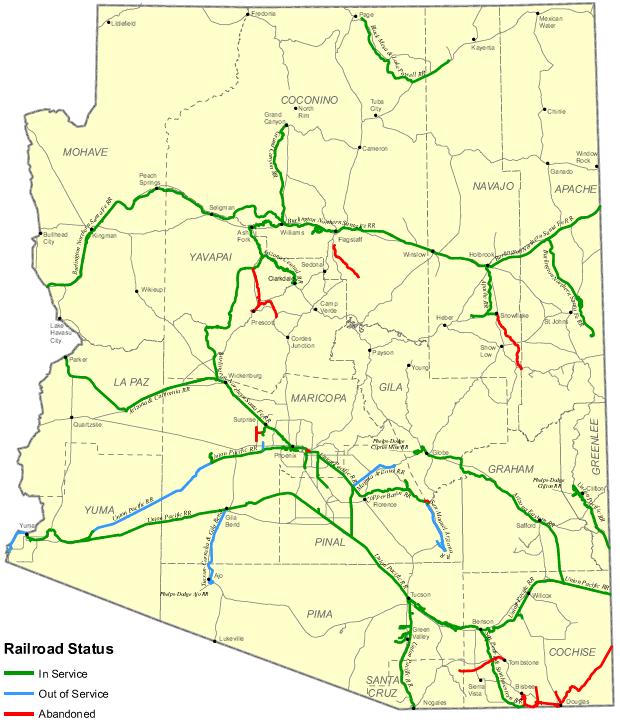 Table 14: Transportation Page 1 Major 2 and 4 Lane Highways Linking the Area Metro Area Miles Interstate 40 to Las Angeles, California 318 US Highway 93 to Las Vegas, Nevada 103 US Highway 95 to