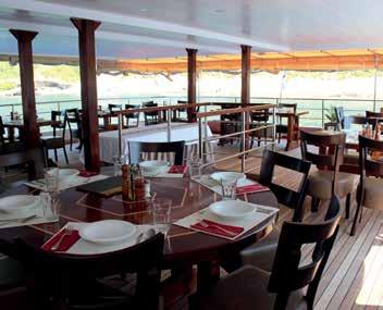 With a maximum of just 36 guests, the vessel benefits from a relaxed, informal and friendly atmosphere.